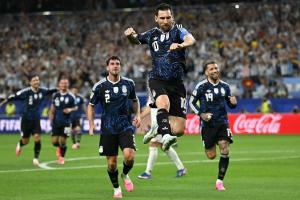 全胜头名晋级！阿根廷3-1约旦 梅西任意球破门打进世界杯第19球-77
